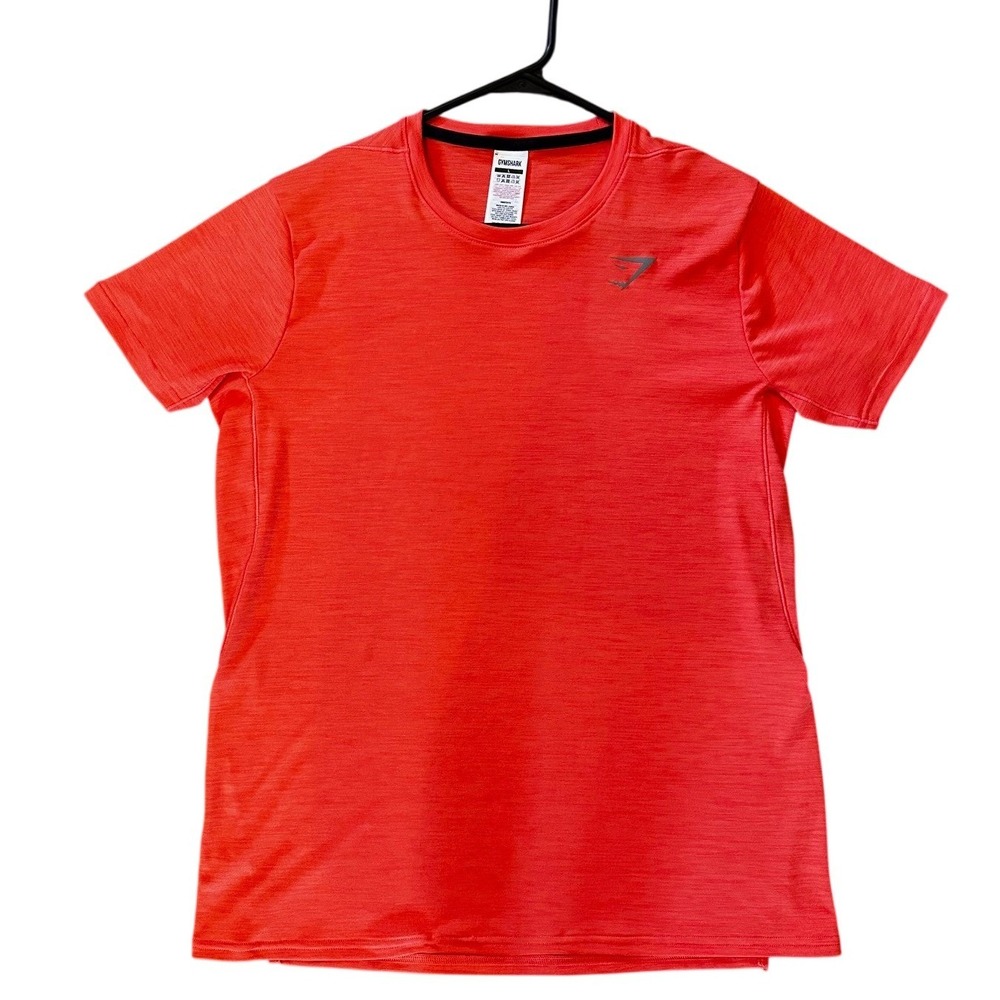 Gymshark Mens‎ Red/Orange Training T-Shirt Size L
